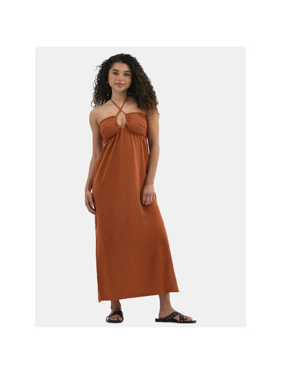 No Boundaries Dresses & Skirts - No Boundaries Halter Maxi Dress Saturn Rust Beachy Boho XL